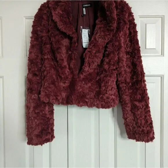 Bebe Gwenna Faux Fur Jacket New with tags - Picture 8 of 8